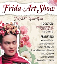 frida art show flyer